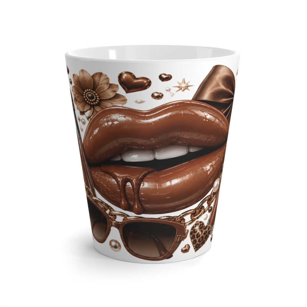 Mug en céramique - Design Glamour Chocolat & Beauté