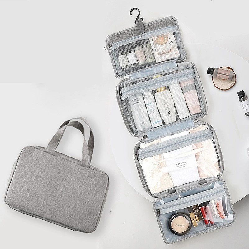 Trousse de toilette suspendue avec compatiments- Voyage