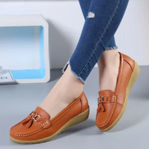 Mocassins plats pour femme – Confortables et faciles à enfiler