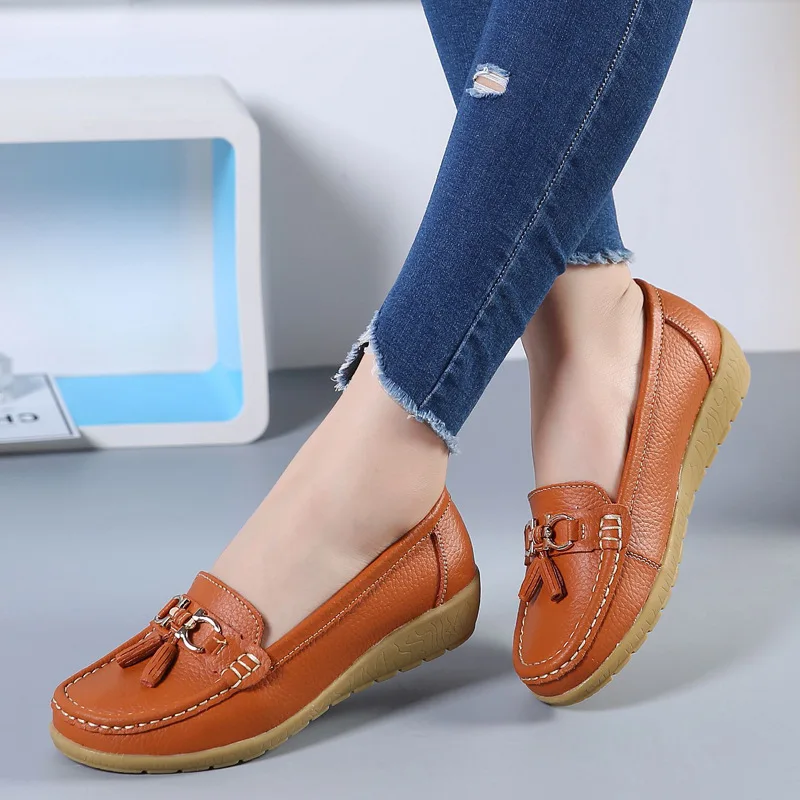 Mocassins plats pour femme – Confortables et faciles à enfiler